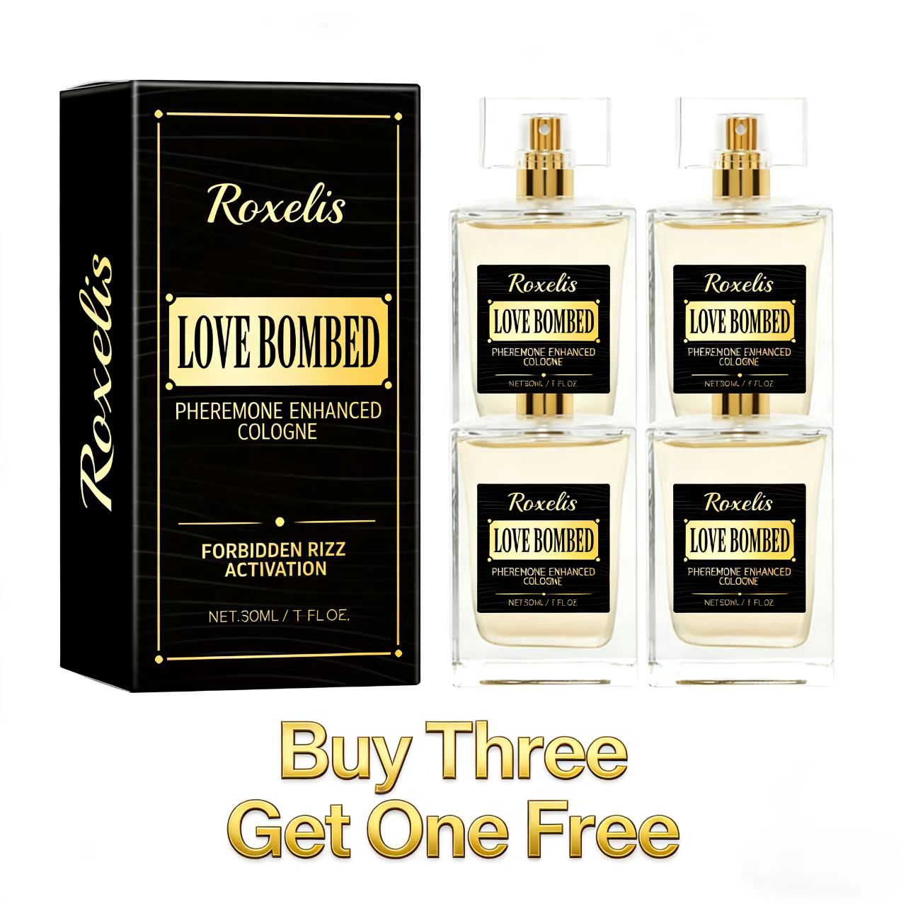 Roxelis Pheromone Enhanced Perfume for Unisex